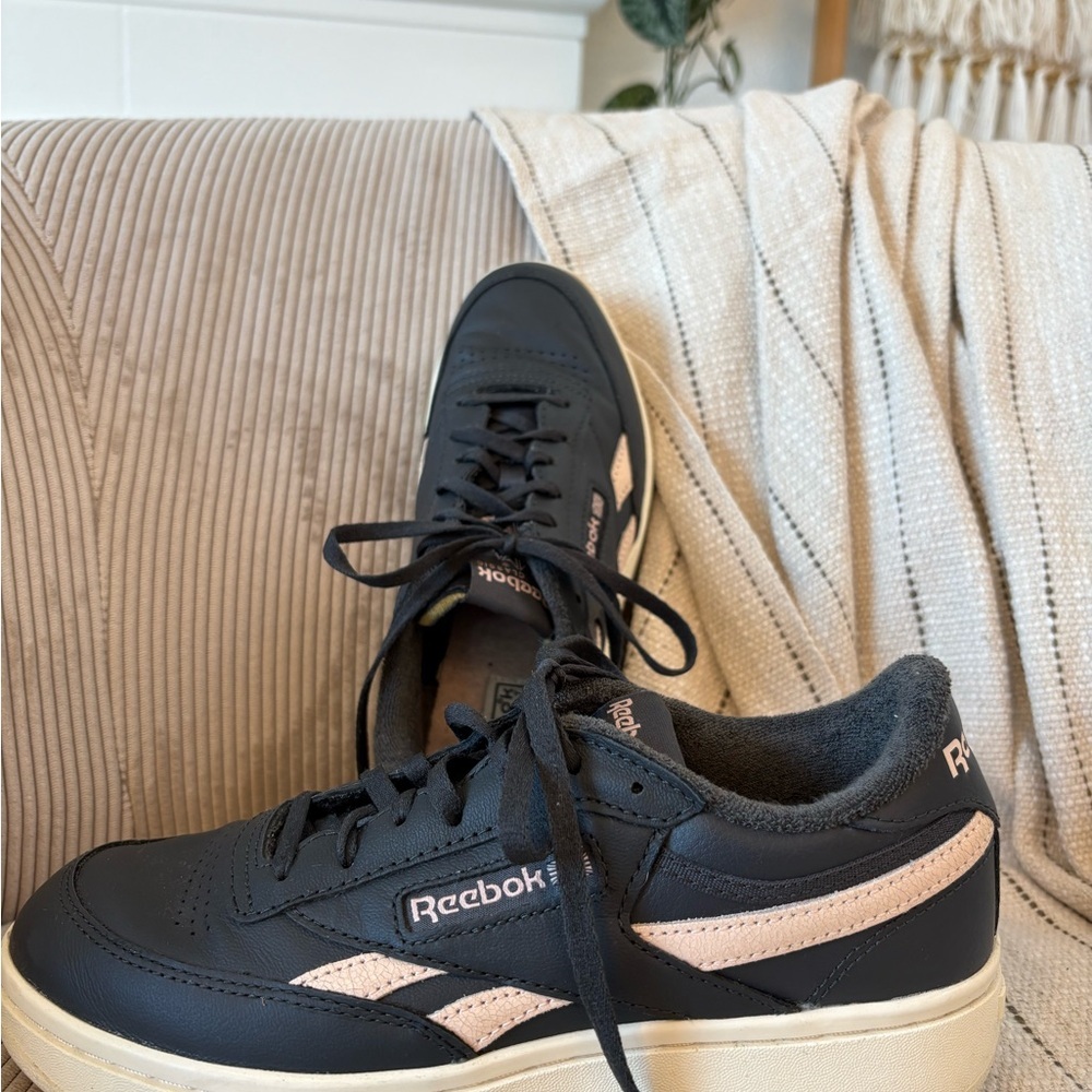 Reebok charcoal and pink Athletic Shoes